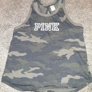 PINK Victoria's Secret Camo Tank Top